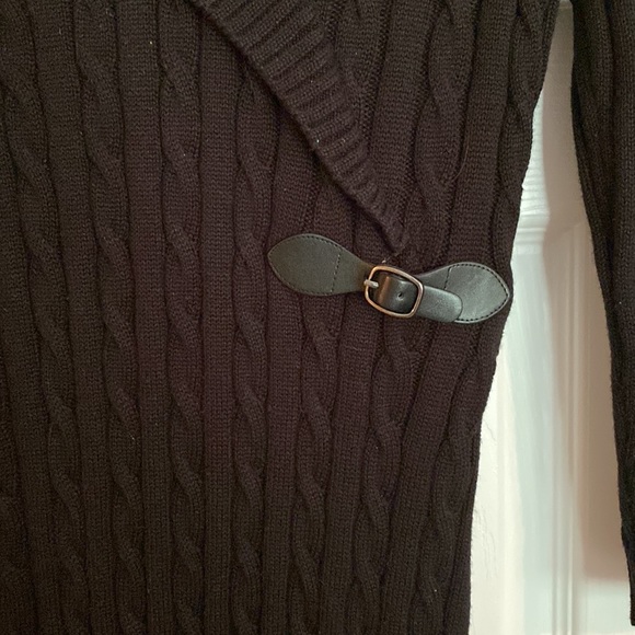 Calvin Klein Long Sleeve Cable Knit Sweater Dress Small - Picture 3 of 5